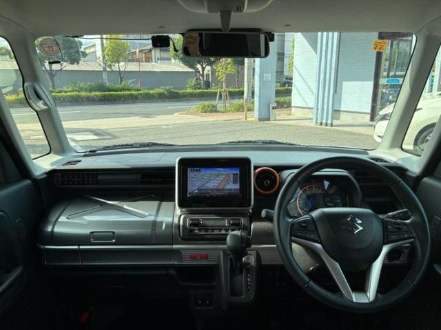 スペーシアギア ハイブリッドXZ 社外 SDナビ/セーフティサポート(スズキ)/両側電動スライドドア/シートヒーター 前席/車線逸脱防止支援システム/パーキングアシスト バックガイド/ヘッドランプ LED/USBジャック ETC(4枚目)