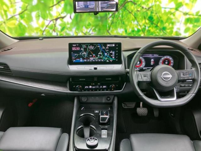 エクストレイル 4WD G e-4ORCE 新品タイヤ/保証書/純正 12.3インチ メモリーナビ/インテリジェントルームミラー/エマージェンシーブレーキ/シートヒーター 全席/全方位モニター/車線逸脱防止支援システム/シート 合皮 電動シート(4枚目)