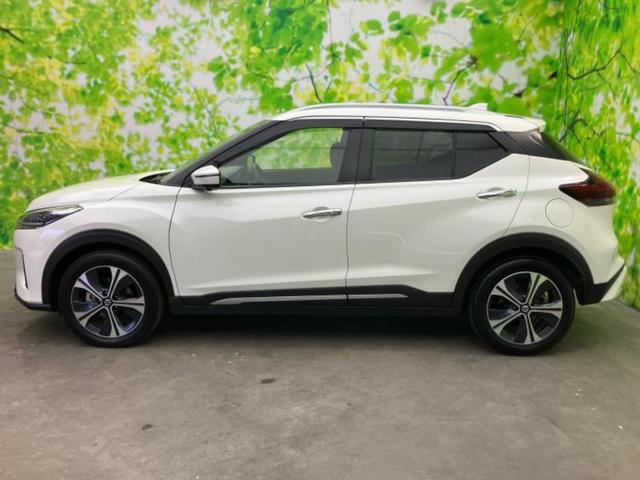 キックス Ｘ　新品タイヤ／保証書／純正　９インチ　ＳＤナビ／インテリジェントルームミラー／エマージェンシーブレーキ／シートヒーター　前席／アラウンドビューモニター／車線逸脱防止支援システム／シート　ハーフレザー（2枚目）