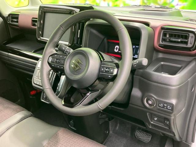 スペーシアカスタム ハイブリッドXS 保証書/セーフティサポート(スズキ)/両側電動スライドドア/シートヒーター 前席/車線逸脱防止支援システム/シート ハーフレザー/登録済未使用車/ヘッドランプ LED/EBD付ABS ワンオーナー(5枚目)