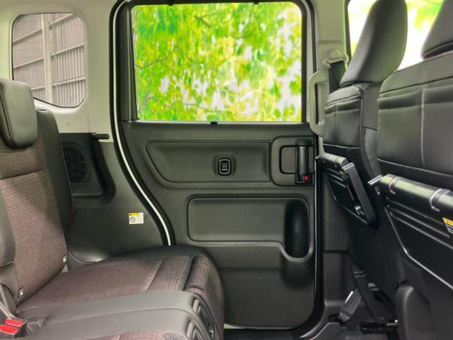 スペーシアカスタム ハイブリッドXS 保証書/セーフティサポート(スズキ)/両側電動スライドドア/シートヒーター 前席/車線逸脱防止支援システム/シート ハーフレザー/登録済未使用車/ヘッドランプ LED/EBD付ABS ワンオーナー(23枚目)