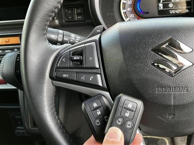 スペーシアギア ハイブリッドXZターボ 保証書/セーフティサポート(スズキ)/両側電動スライドドア/シートヒーター 前席/車線逸脱防止支援システム/ヘッドランプ LED/USBジャック/EBD付ABS/横滑り防止装置 ターボ ワンオーナー(9枚目)