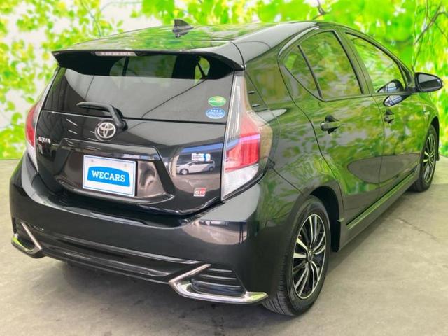 アクア G GRスポーツ 社外 SDナビ/トヨタセーフティセンス/車線逸脱防止支援システム/シート ハーフレザー/パーキングアシスト バックガイド/ヘッドランプ LED/Bluetooth接続/EBD付ABS バックカメラ(3枚目)