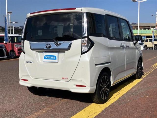 ルーミー カスタムG-T 保証書/ディスプレイオーディオ/スマートアシスト(トヨタ・ダイハツ)/両側電動スライドドア/シートヒーター 前席/パノラミックビューモニター/車線逸脱防止支援システム 衝突被害軽減システム(3枚目)