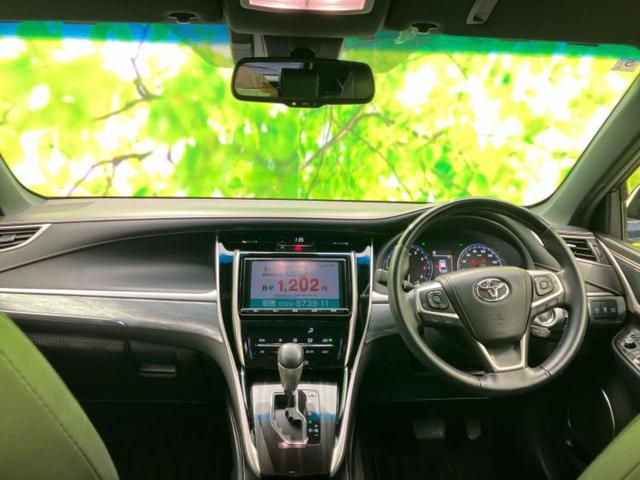 ハリアー プレミアム　純正エアロ／純正　９インチ　ＳＤナビ／トヨタセーフティセンス／車線逸脱防止支援システム／シート　ハーフレザー／パーキングアシスト　バックガイド／電動バックドア／ドライブレコーダー　純正　フルエアロ（4枚目）