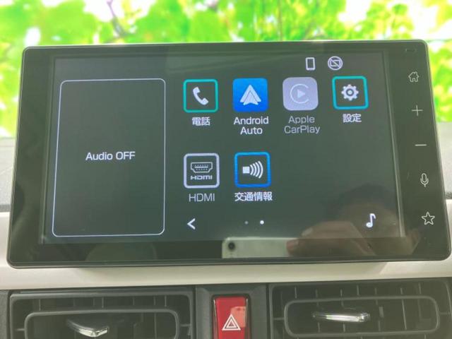 ムーヴキャンバス ストライプスＧ　保証書／ディスプレイオーディオ９インチ／スマートアシスト（トヨタ・ダイハツ）／両側電動スライドドア／シートヒーター　前席／パノラマモニター／車線逸脱防止支援システム／登録済未使用車　全周囲カメラ　ＴＶ（11枚目）