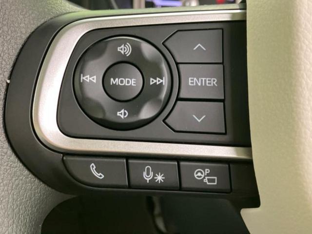 ムーヴキャンバス ストライプスＧ　保証書／ディスプレイオーディオ９インチ／スマートアシスト（トヨタ・ダイハツ）／両側電動スライドドア／シートヒーター　前席／パノラマモニター／車線逸脱防止支援システム／登録済未使用車　全周囲カメラ　ＴＶ（18枚目）