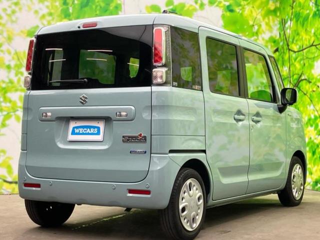 スペーシア ハイブリッドX 新品タイヤ/純正 8インチ SDナビ/デュアルカメラブレーキサポート(スズキ)/両側電動スライドドア/シートヒーター 運転席/全方位モニター用カメラ/ドライブレコーダー 社外 全周囲カメラ DVD再生(3枚目)