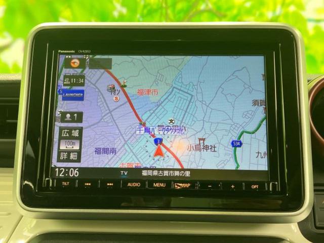 スペーシア ハイブリッドX 新品タイヤ/純正 8インチ SDナビ/デュアルカメラブレーキサポート(スズキ)/両側電動スライドドア/シートヒーター 運転席/全方位モニター用カメラ/ドライブレコーダー 社外 全周囲カメラ DVD再生(9枚目)