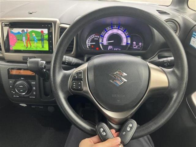 スペーシアカスタムＺ Ｚ　新品タイヤ／純正　ＳＤナビ／デュアルカメラブレーキサポート（スズキ）／電動スライドドア／シートヒーター　運転席／全方位モニター／車線逸脱防止支援システム／ドライブレコーダー　社外　全周囲カメラ　ＥＴＣ（12枚目）