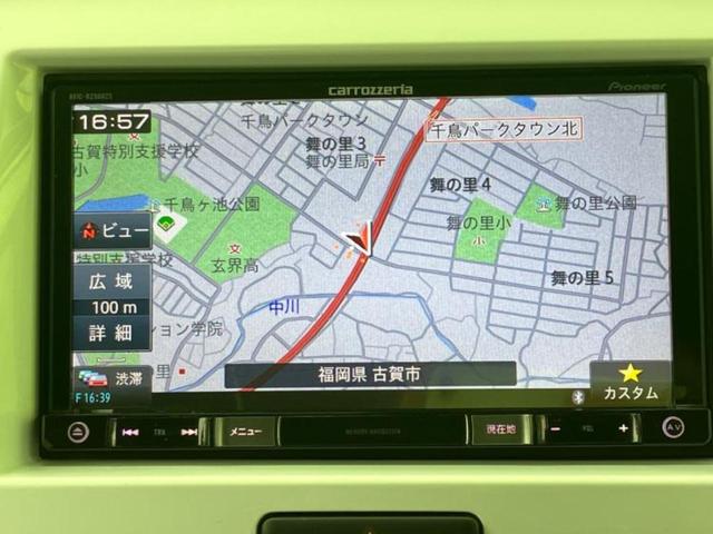 ハスラー Ｇ　新品タイヤ／社外　ＳＤナビ／セーフティサポート（スズキ）／シートヒーター　前席／Ｂｌｕｅｔｏｏｔｈ接続／ＥＢＤ付ＡＢＳ／横滑り防止装置／アイドリングストップ／フルセグＴＶ／ＤＶＤ／エアバッグ　運転席（9枚目）