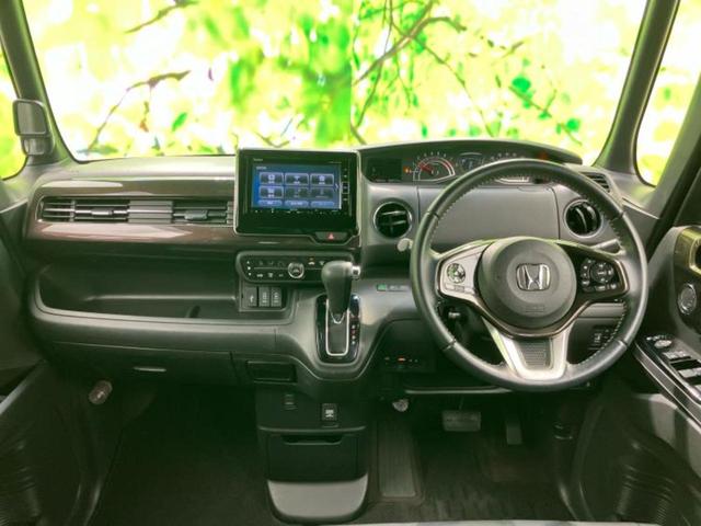 Ｎ－ＢＯＸカスタム Ｇ・Ｌターボホンダセンシング　純正　ＳＤナビ／ホンダセンシング／両側電動スライドドア／車線逸脱防止支援システム／シート　ハーフレザー／ヘッドランプ　ＬＥＤ／ＵＳＢジャック／Ｂｌｕｅｔｏｏｔｈ接続／ＥＴＣ／ＥＢＤ付ＡＢＳ　ＤＶＤ再生（4枚目）