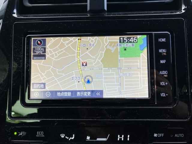 プリウス Ａ　純正　ＳＤナビ／トヨタセーフティセンス／車線逸脱防止支援システム／ヘッドランプ　ＬＥＤ／Ｂｌｕｅｔｏｏｔｈ接続／ＥＴＣ／ＥＢＤ付ＡＢＳ／横滑り防止装置／アイドリングストップ／クルーズコントロール（9枚目）