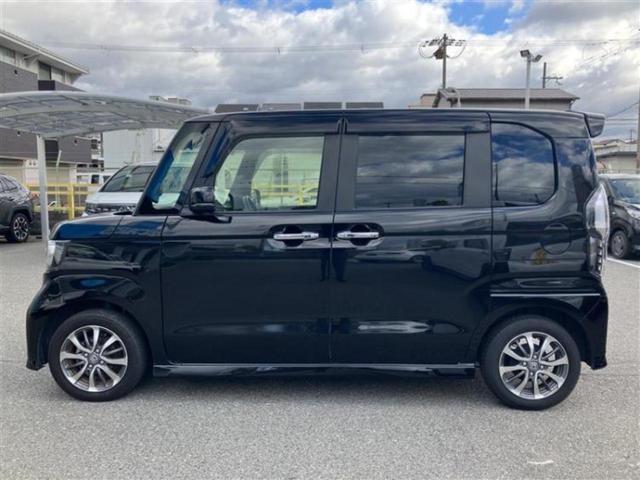 Ｎ－ＢＯＸカスタム Ｌ　新品タイヤ／純正　ＳＤナビ／衝突安全装置／電動スライドドア／シートヒーター／車線逸脱防止支援システム／ヘッドランプ　ＬＥＤ／ＥＴＣ／ＥＢＤ付ＡＢＳ／横滑り防止装置／アイドリングストップ　ワンオーナー（2枚目）