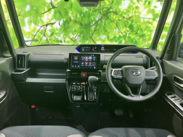 タント カスタムＸ　新品タイヤ／保証書／ディスプレイオーディオ９インチ／スマートアシスト（トヨタ・ダイハツ）／両側電動スライドドア／シートヒーター　前席／パノラマモニター／車線逸脱防止支援システム　衝突被害軽減システム（4枚目）