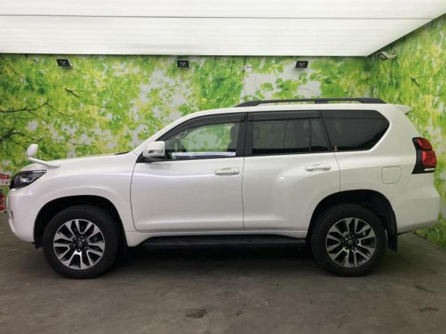 ランドクルーザープラド ４ＷＤ　ＴＸ　Ｌパッケージ　新品タイヤ／サンルーフ／保証書／社外　９インチ　ＳＤナビ／衝突安全装置／エアーシート　前席／パノラミックビューモニター／車線逸脱防止支援システム／シート　フルレザー／ドライブレコーダー　前後　革シート（2枚目）
