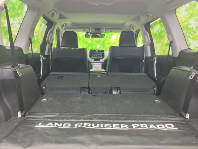 ランドクルーザープラド ４ＷＤ　ＴＸ　Ｌパッケージ　新品タイヤ／サンルーフ／保証書／社外　９インチ　ＳＤナビ／衝突安全装置／エアーシート　前席／パノラミックビューモニター／車線逸脱防止支援システム／シート　フルレザー／ドライブレコーダー　前後　革シート（19枚目）