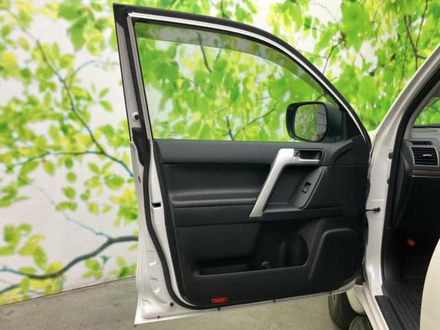 ランドクルーザープラド ４ＷＤ　ＴＸ　Ｌパッケージ　新品タイヤ／サンルーフ／保証書／社外　９インチ　ＳＤナビ／衝突安全装置／エアーシート　前席／パノラミックビューモニター／車線逸脱防止支援システム／シート　フルレザー／ドライブレコーダー　前後　革シート（23枚目）