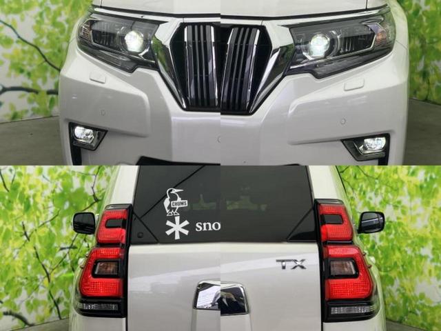 ランドクルーザープラド ４ＷＤ　ＴＸ　Ｌパッケージ　新品タイヤ／サンルーフ／保証書／社外　９インチ　ＳＤナビ／衝突安全装置／エアーシート　前席／パノラミックビューモニター／車線逸脱防止支援システム／シート　フルレザー／ドライブレコーダー　前後　革シート（52枚目）