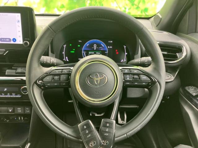 ヤリスクロス ハイブリッドＺ　新品タイヤ／純正エアロ／ディスプレイオーディオ＋ナビ８インチ／トヨタセーフティセンス／シートヒーター　前席／パノラミックビューモニター／車線逸脱防止支援システム／シート　ハーフレザー　全周囲カメラ（14枚目）