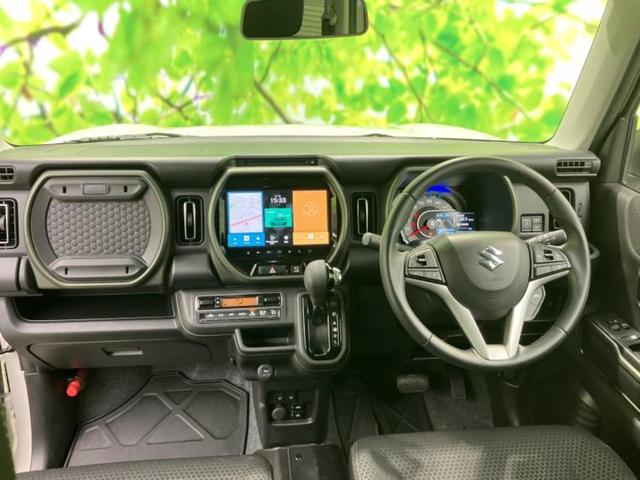 ハスラー タフワイルド　保証書／純正　９インチ　ＳＤナビ／セーフティサポート（スズキ）／シートヒーター　前席／全方位モニター／車線逸脱防止支援システム／ヘッドランプ　ＬＥＤ／ＵＳＢジャック／Ｂｌｕｅｔｏｏｔｈ接続　禁煙車（4枚目）