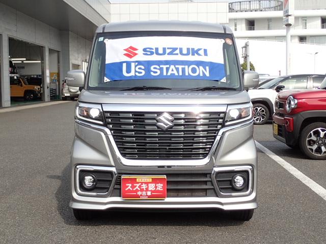 スペーシアカスタム HYBRID XS 2型 バックアイカメラ/サポカー ETC│デュアルカメラブレーキサポート│後席両側パワースライドドア│LEDヘッドランプ│15インチアルミホイール(5枚目)