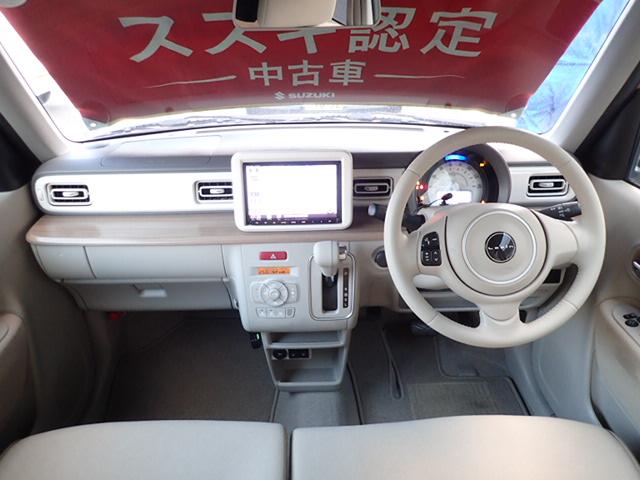 アルトラパン X 3型 全方位モニター付ナビ/サポカー デュアルセンサーブレーキサポート│ディスチャージ(HID)ヘッドランプ│ドライブレコーダー│ETC│14インチアルミホイール│USBソケット│本革巻ステアリングホイール(8枚目)