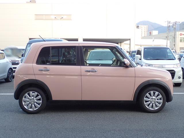 アルトラパン X 3型 全方位モニター付ナビ/サポカー デュアルセンサーブレーキサポート│ディスチャージ(HID)ヘッドランプ│ドライブレコーダー│ETC│14インチアルミホイール│USBソケット│本革巻ステアリングホイール(9枚目)