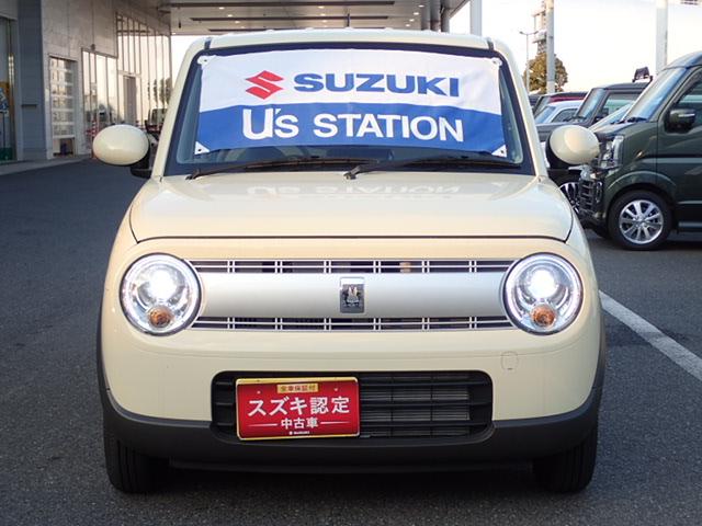 アルトラパン Ｌ　５型　ＬＥＤヘッドランプ／サポカー　デュアルカメラブレーキサポート│ステアリングオーディオスイッチ│ウレタンステアリングホイール│オートエアコン│１４インチアルミホイール（5枚目）