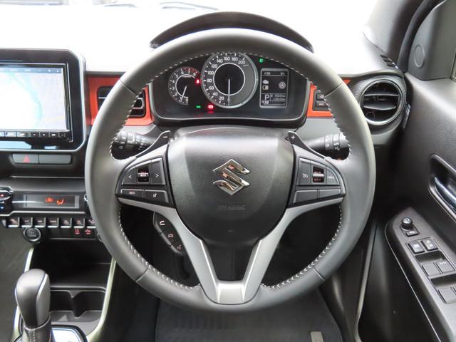 イグニス ＨＹＢＲＩＤ　ＭＦ　４型　全方位モニター付ナビ／サポカー　デュアルカメラブレーキサポート│ＬＥＤヘッドランプ│ドライブレコーダー│ＥＴＣ│クルーズコントロールシステム│本革巻ステアリングホイール│ＵＳＢソケット│１６インチアルミホイール（35枚目）