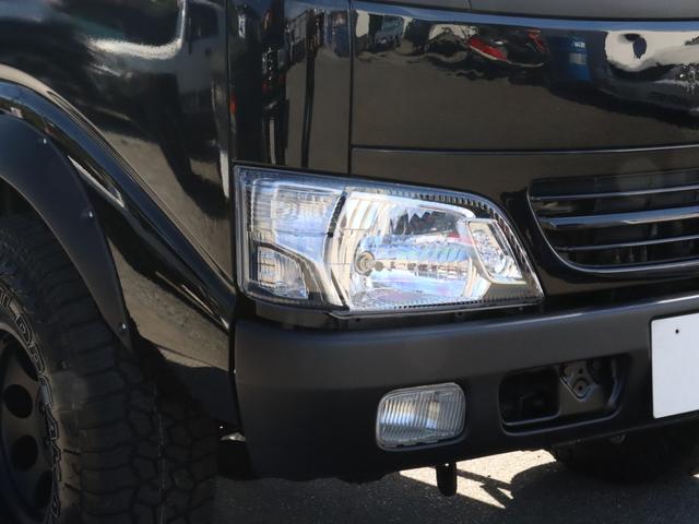 ダイナトラック Ｗキャブロング　ダブルキャブ　３インチボディリフト　オーバーフェンダー　後期ルックヘッドライト　　Ｒｒパイプフェンダー（15枚目）