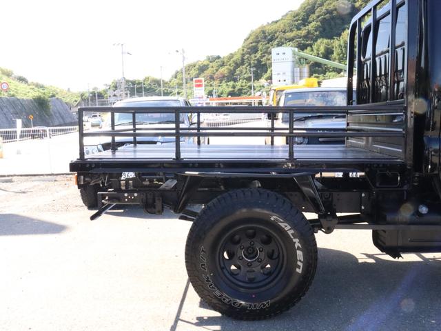 ダイナトラック Ｗキャブロング　ダブルキャブ　３インチボディリフト　オーバーフェンダー　後期ルックヘッドライト　　Ｒｒパイプフェンダー（22枚目）