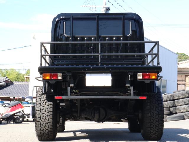 ダイナトラック Ｗキャブロング　ダブルキャブ　３インチボディリフト　オーバーフェンダー　後期ルックヘッドライト　　Ｒｒパイプフェンダー（45枚目）