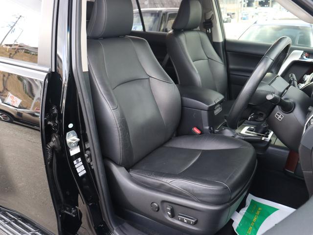 ランドクルーザープラド TX Lパッケージ TX-Lパッケージ 2.8ディーゼルターボ 黒革 パワーシート シートヒーター 社外17インチAW ジオランダー マッドタイヤ 釣り キャンプ 四駆 4WD(37枚目)