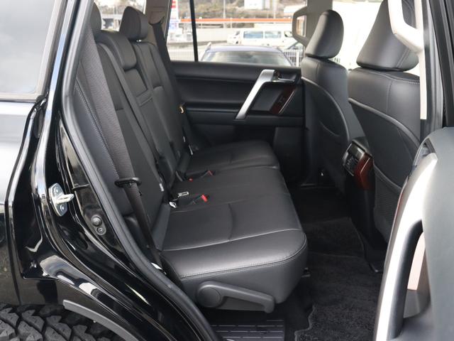 ランドクルーザープラド TX Lパッケージ TX-Lパッケージ 2.8ディーゼルターボ 黒革 パワーシート シートヒーター 社外17インチAW ジオランダー マッドタイヤ 釣り キャンプ 四駆 4WD(38枚目)