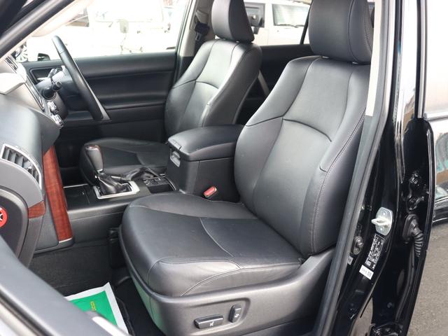 ランドクルーザープラド TX Lパッケージ TX-Lパッケージ 2.8ディーゼルターボ 黒革 パワーシート シートヒーター 社外17インチAW ジオランダー マッドタイヤ 釣り キャンプ 四駆 4WD(42枚目)