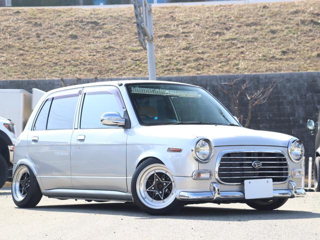 ミラジーノ ジーノ　ＮＡ　純正５速マニュアル車　当時物スターシャーク　ローダウン　マフラー　ローレルウィンカー　前後キャンバー（7枚目）
