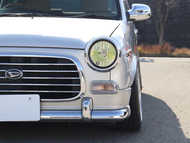 ミラジーノ ジーノ　ＮＡ　純正５速マニュアル車　当時物スターシャーク　ローダウン　マフラー　ローレルウィンカー　前後キャンバー（11枚目）