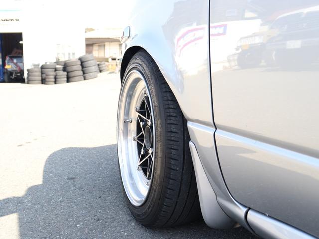 ミラジーノ ジーノ　ＮＡ　純正５速マニュアル車　当時物スターシャーク　ローダウン　マフラー　ローレルウィンカー　前後キャンバー（21枚目）