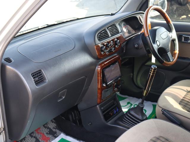 ミラジーノ ジーノ　ＮＡ　純正５速マニュアル車　当時物スターシャーク　ローダウン　マフラー　ローレルウィンカー　前後キャンバー（45枚目）