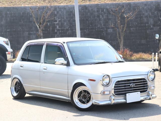 ミラジーノ ジーノ　ＮＡ　純正５速マニュアル車　当時物スターシャーク　ローダウン　マフラー　ローレルウィンカー　前後キャンバー（53枚目）