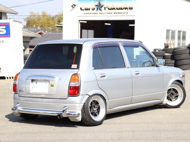 ミラジーノ ジーノ　ＮＡ　純正５速マニュアル車　当時物スターシャーク　ローダウン　マフラー　ローレルウィンカー　前後キャンバー（56枚目）