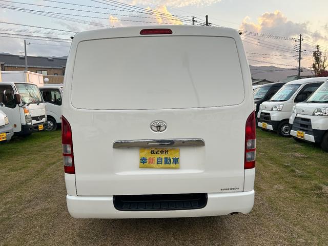 ハイエースバン -5度冷凍車 冷蔵車 オートマ ディーゼル タイヤ4本新品 社外アルミホイール フォグランプ バックモニター ドライブレコーダー ETC スライドドア 電動格納ミラー エアコン パワーウィンドウ(4枚目)