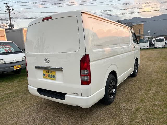 ハイエースバン -5度冷凍車 冷蔵車 オートマ ディーゼル タイヤ4本新品 社外アルミホイール フォグランプ バックモニター ドライブレコーダー ETC スライドドア 電動格納ミラー エアコン パワーウィンドウ(5枚目)