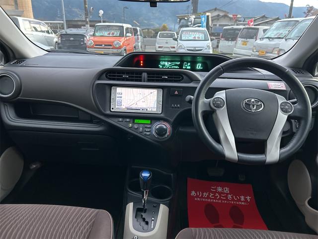 アクア G ETC ナビ TV キーレスエントリー 電動格納ミラー CVT 衝突安全ボディ ABS ESC Bluetooth エアコン パワーステアリング パワーウィンドウ(13枚目)