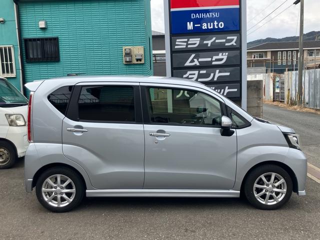 ムーヴ カスタム　Ｘ　ナビテレビ　ＥＴＣ　ドライブレコーダー　スマートキー　プッシュスタート　セキュリティー　ベンチシート　純正アルミホイール（5枚目）