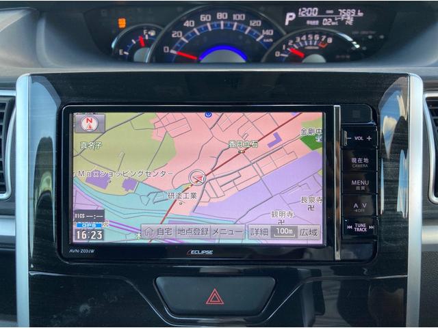 タント カスタムＲＳ　トップエディションＳＡ　ナビ地デジＴＶ　バックカメラ　スマートキー　両側電動スライドドア　パノラマオープンドア　ＥＴＣ　純正アルミ（23枚目）