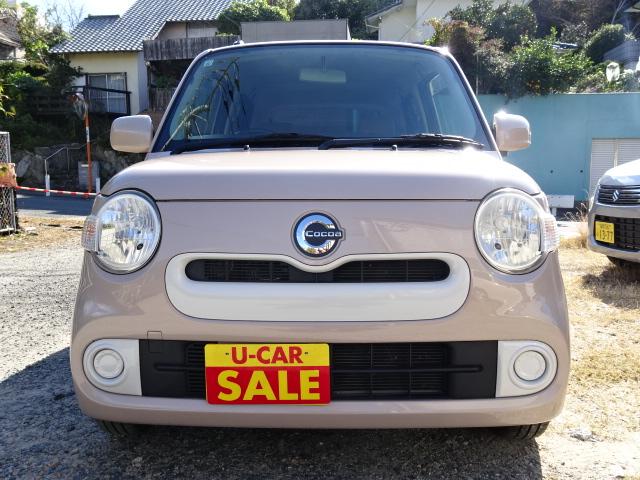 ミラココア ココアＸ　フルセグＴＶ　ブルーツース対応　ＤＶＤ視聴　ＣＤ　オートエアコン　スマートキー　電動格納ドアミラー（2枚目）