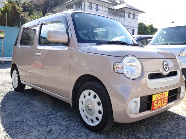 ミラココア ココアＸ　フルセグＴＶ　ブルーツース対応　ＤＶＤ視聴　ＣＤ　オートエアコン　スマートキー　電動格納ドアミラー（3枚目）