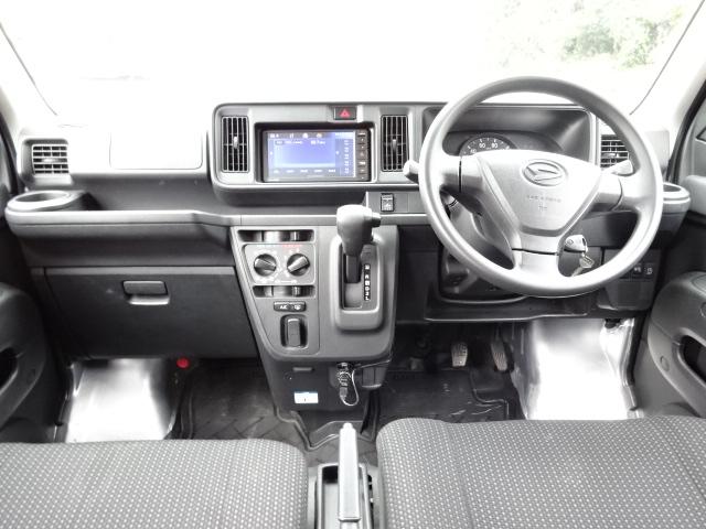 ハイゼットカーゴ ＤＸ　ＳＡＩＩＩ　ワンオーナー　禁煙車　ハイルーフ　ブルーツース対応　バックカメラ　クリアランスソナー　衝突軽減装置　ＰＷ　キーレス　スペアキー（13枚目）